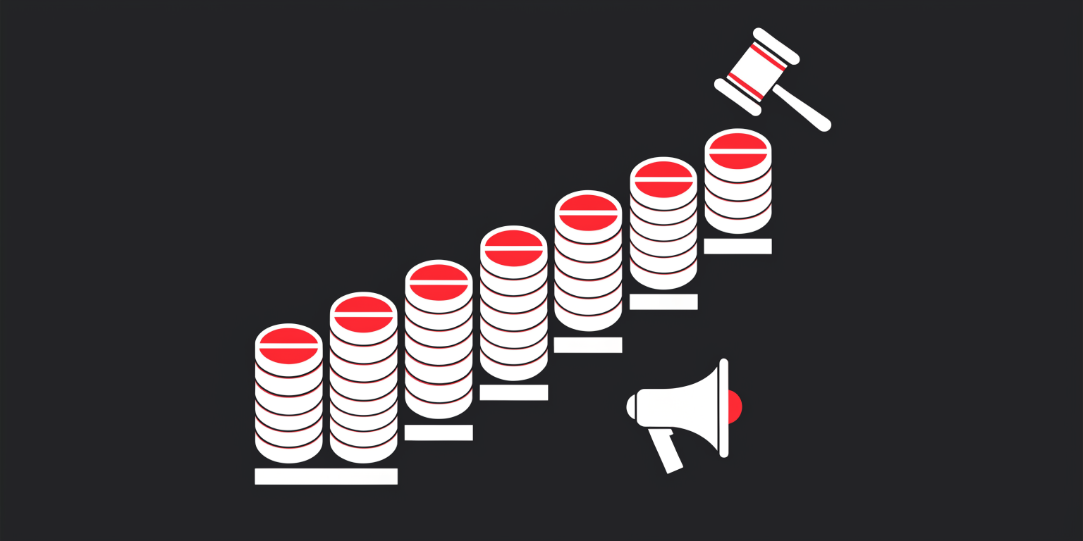 Ilustração de leilão de anúncios mostrando por que os anúncios ficam mais caros na Black Friday